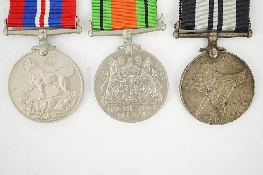 Seven WWII medals and stars